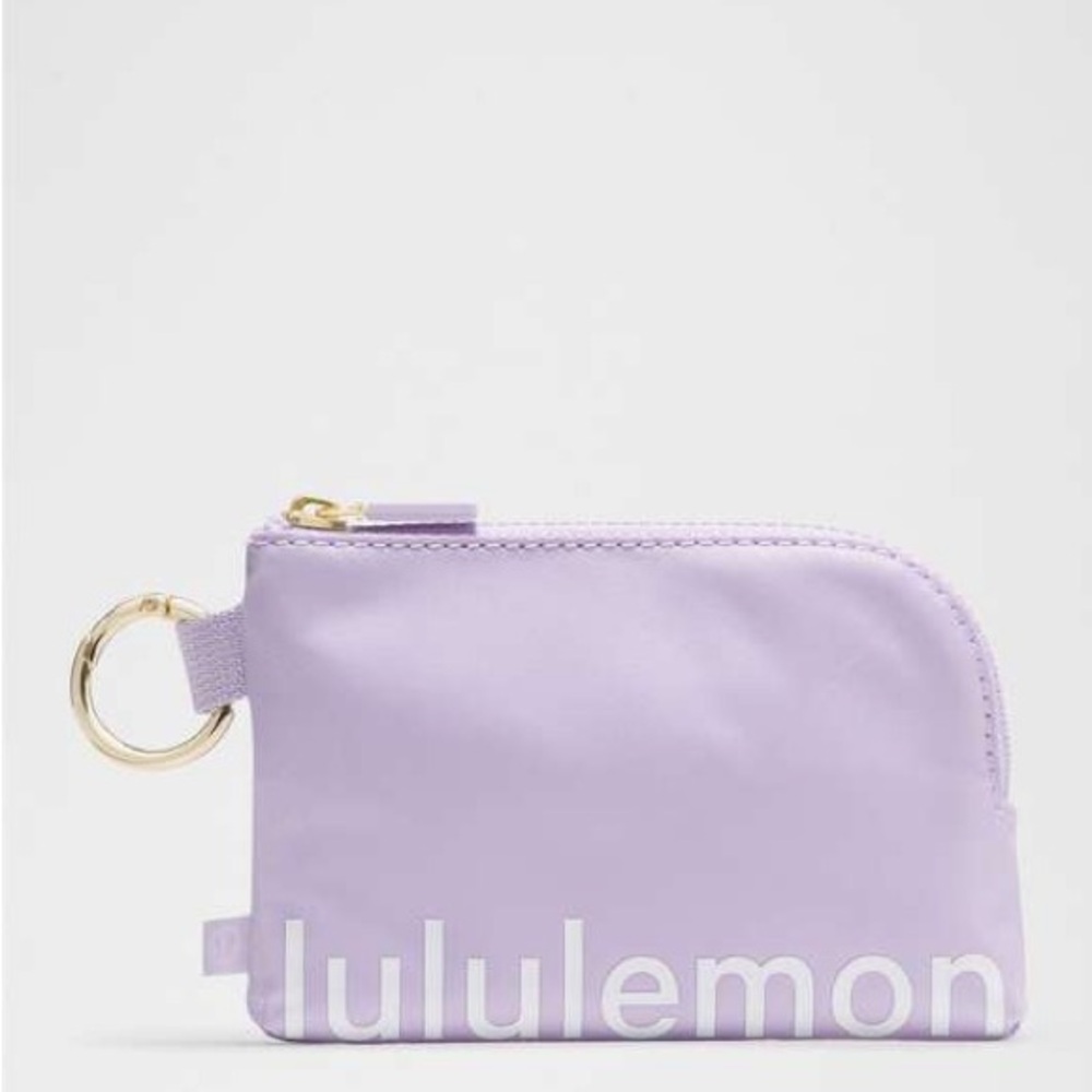 Lululemon Clippable Card Pouch Lavender
